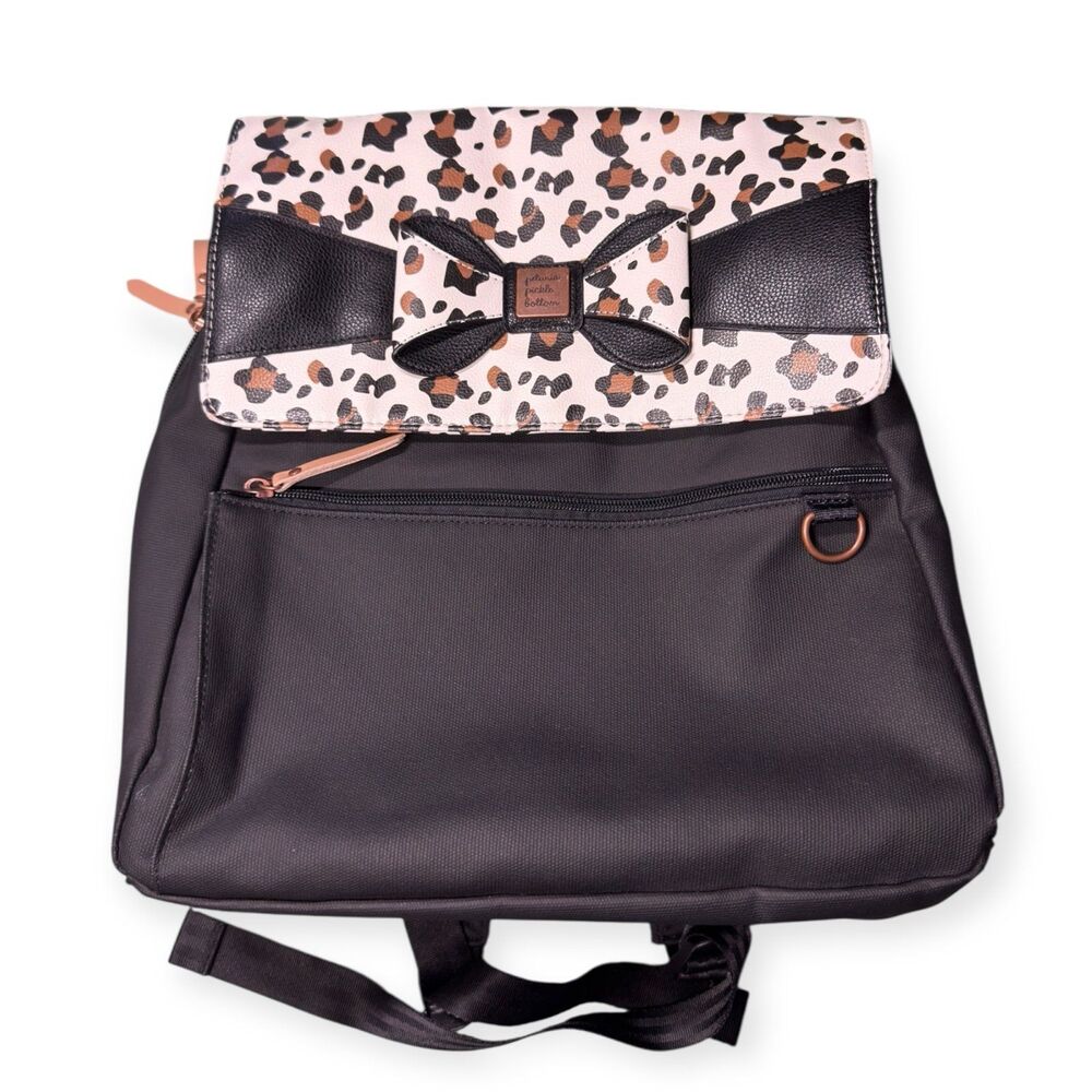 Petunia Pickle Bottom Meta Backpack Diaper Bag Moon Leopard Print Travel‎ Bag